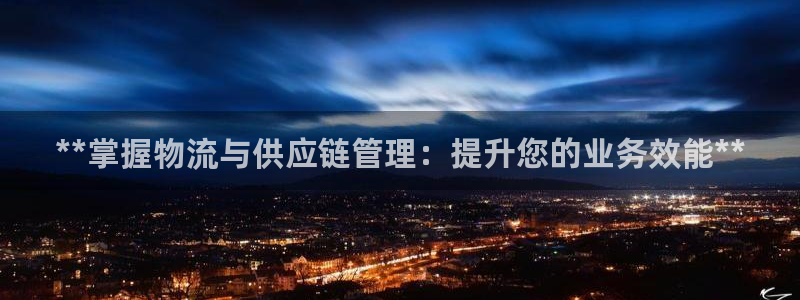 28圈游戏：**掌握物流与供应链管理