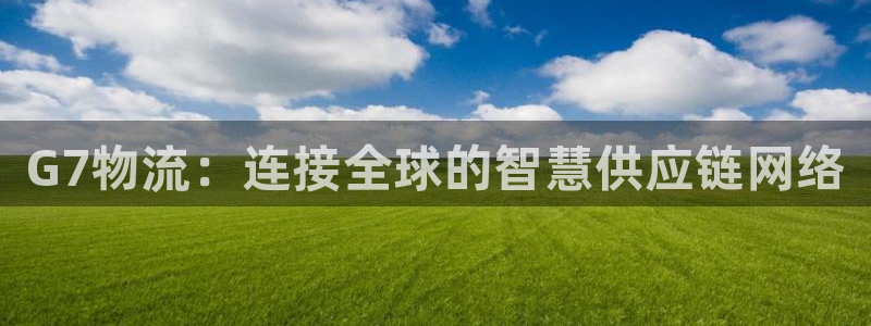 28圈注册与教程：G7物流：连接全球