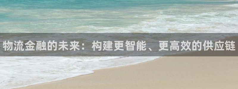 28圈游戏：物流金融的未来：构建更智